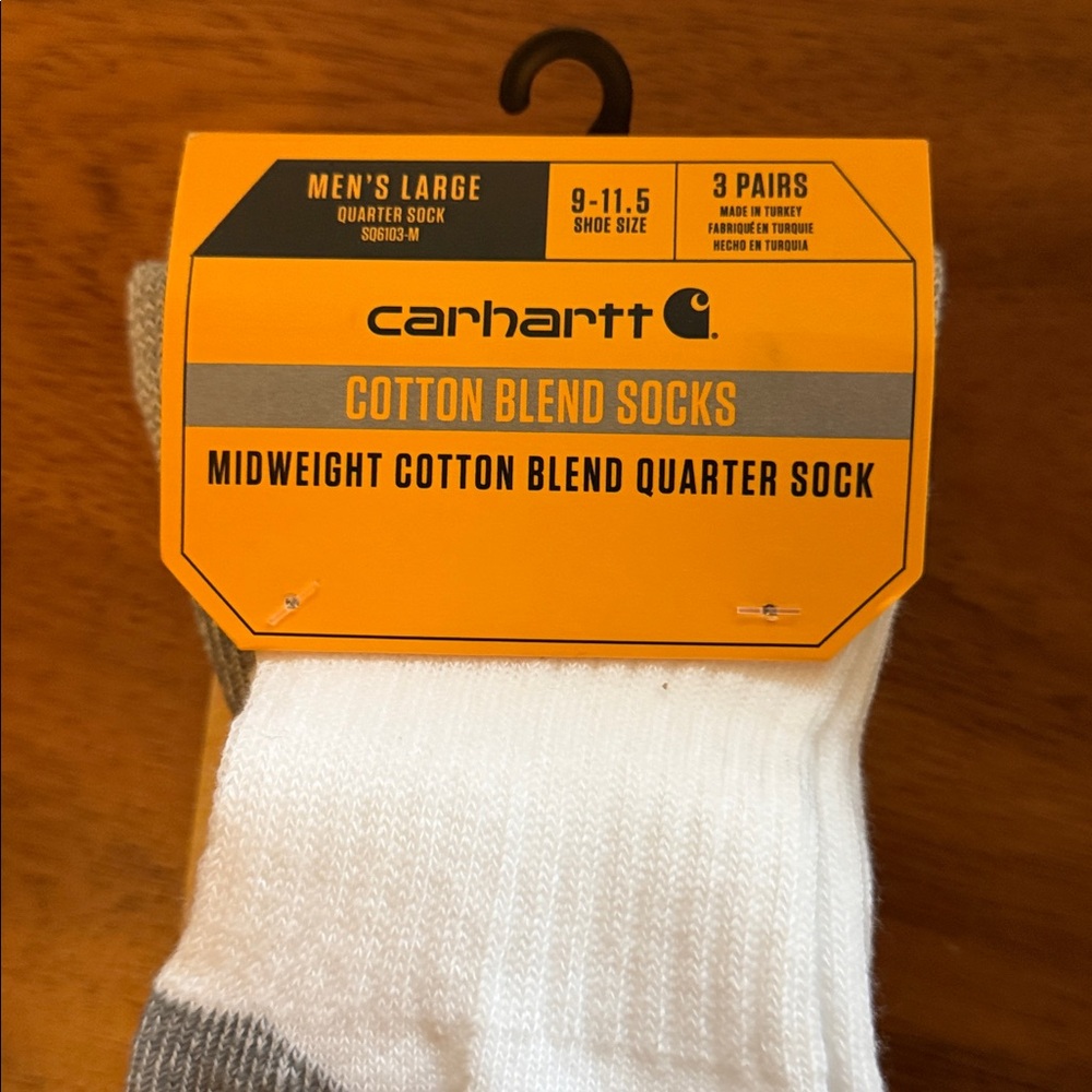 Carhartt- Midweight Cotton Blend Crew Sock 3-Pack - Picture 8 of 8